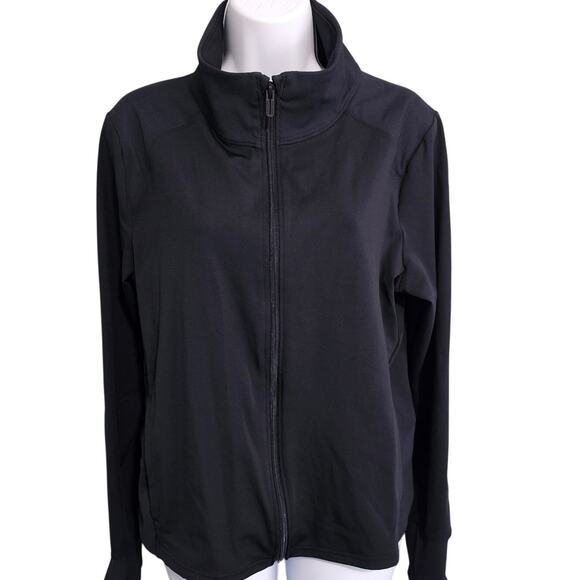 Under Armour Black Zip Up Athletic Lightweight Jacket Size XL - Picture 1 of 8